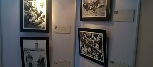 俄中纪念二战胜利70周年大型图片展在北京俄罗斯文化中心开幕 - 俄罗斯卫星通讯社