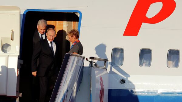 普京抵达土耳其参加20国集团峰会 - 俄罗斯卫星通讯社