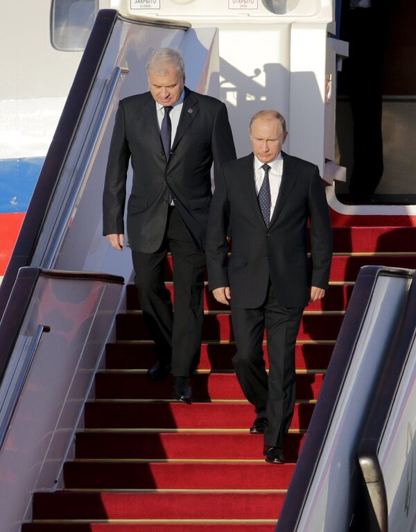 俄羅斯總統普京抵達北京 - 俄羅斯衛星通訊社