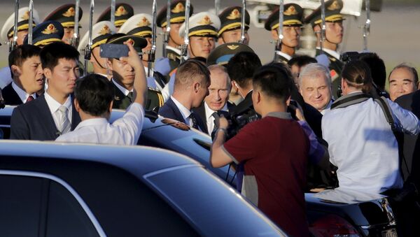 俄羅斯總統普京抵達北京 - 俄羅斯衛星通訊社