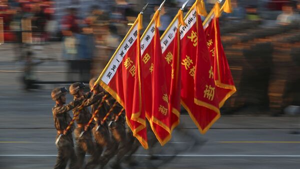 天安门广场上举行纪念中国人民抗日战争胜利70周年隆重阅兵式 - 俄罗斯卫星通讯社