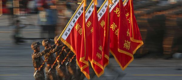 天安門廣場上舉行紀念中國人民抗日戰爭勝利70週年隆重閱兵式 - 俄羅斯衛星通訊社