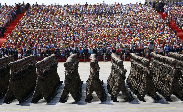 北京纪念二战胜利70周年大阅兵 - 俄罗斯卫星通讯社