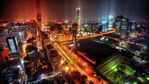 Downtown Beijing After Rain - 俄羅斯衛星通訊社