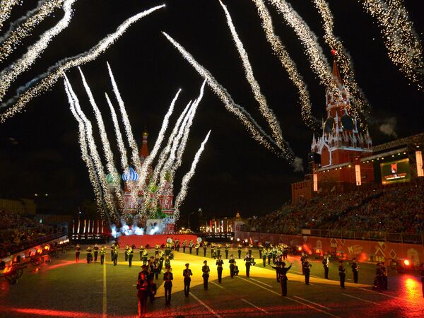 “斯帕斯卡亞塔樓”軍樂節開幕 - 俄羅斯衛星通訊社