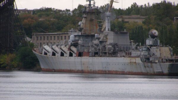 澤連斯基在視頻中展示烏克蘭號巡洋艦的糟糕狀況 - 俄羅斯衛星通訊社
