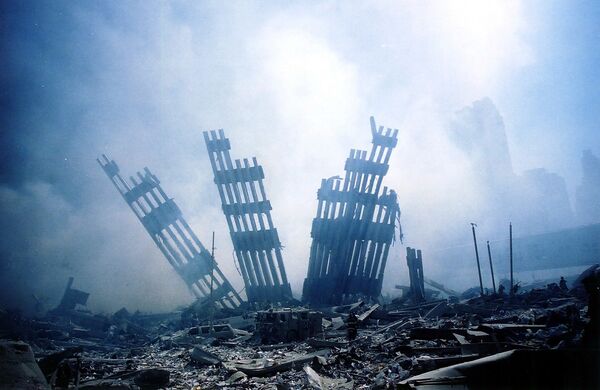 “9•11”恐怖襲擊後紐約世貿中心的廢墟 - 俄羅斯衛星通訊社