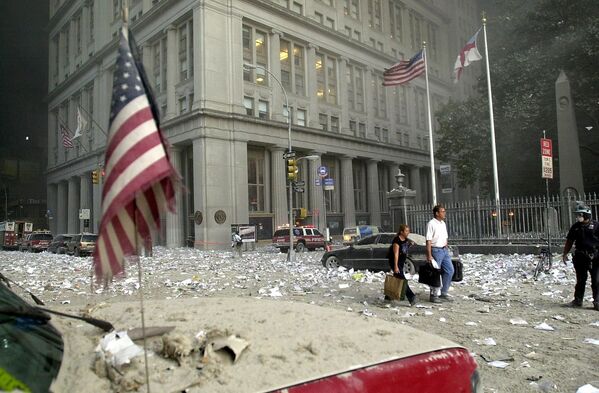 “9•11”恐怖襲擊後紐約街道被毀 - 俄羅斯衛星通訊社