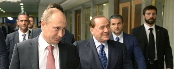 普京會見意大利前總理貝盧斯科尼 - 俄羅斯衛星通訊社