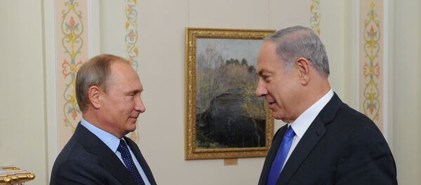 普京与内塔尼亚胡 普京与内塔尼亚胡 - 俄罗斯卫星通讯社