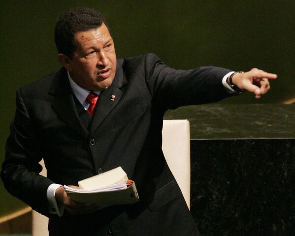 委内瑞拉总统乌戈·查韦斯在第61届联合国大会上发言 - 俄罗斯卫星通讯社