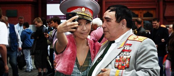 中国旅游者在莫斯科 - 俄罗斯卫星通讯社