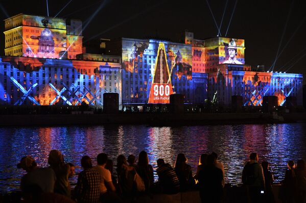 莫斯科“光圈”藝術節開幕式。 - 俄羅斯衛星通訊社