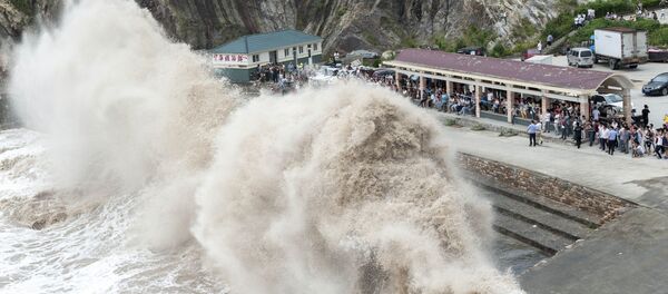 中國氣象局警告稱超強颱風逼近 - 俄羅斯衛星通訊社