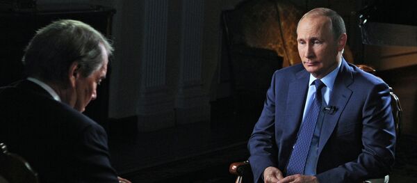 Президент РФ В.Путин дал интервью американскому журналисту для телеканалов CBS и PBS - 俄羅斯衛星通訊社