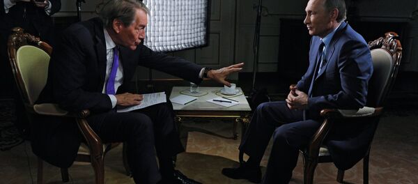 Президент РФ В.Путин дал интервью американскому журналисту для телеканалов CBS и PBS - 俄羅斯衛星通訊社