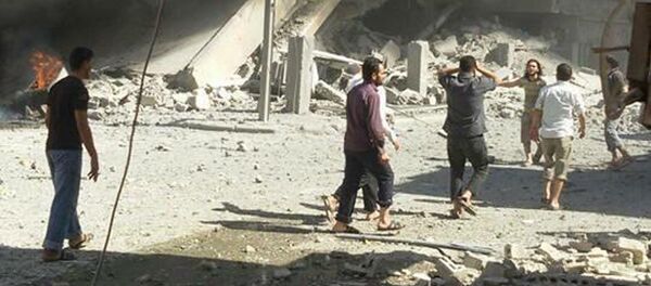 霍姆斯空袭：“白色头盔”在叙利亚伤亡人数报告上造假被拆穿 - 俄罗斯卫星通讯社