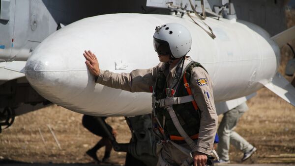俄飛行員在敘利亞 - 俄羅斯衛星通訊社
