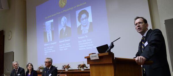 中國女科學家屠呦呦獲諾貝爾生理學或醫學獎 中國女科學家屠呦呦獲諾貝爾生理學或醫學獎 - 俄羅斯衛星通訊社