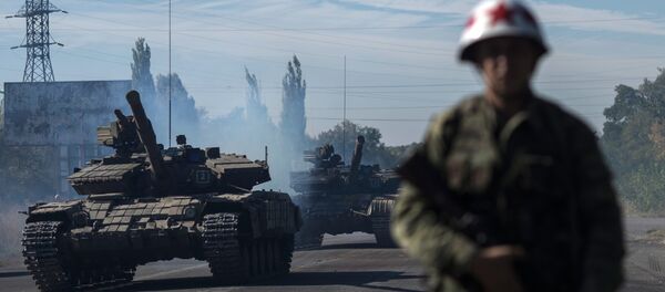 Отвод вооружений калибром менее 100 мм начался в ЛНР - 俄羅斯衛星通訊社