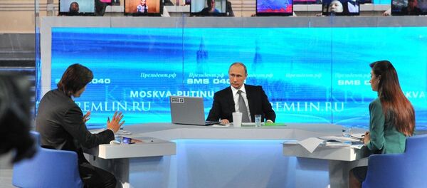 克里姆林宫：与普京的直播连线将于6月7日举行 - 俄罗斯卫星通讯社