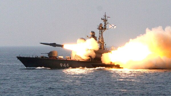 Тихоокеанский флот провел морские учения ракетных катеров - 俄罗斯卫星通讯社