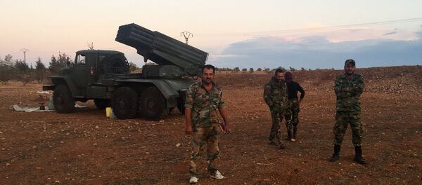 敘軍為哈馬省攻勢進行四年來最大規模炮火準備 - 俄羅斯衛星通訊社