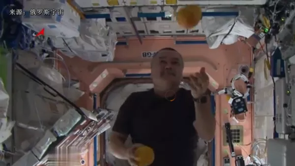 國際空間站機組人員表演怎麼在宇宙取樂 - 俄羅斯衛星通訊社