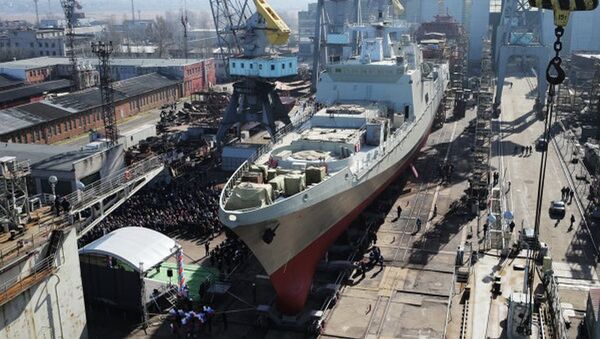 配备“口径HK”导弹的俄海军护卫舰进入波罗的海试航 - 俄罗斯卫星通讯社