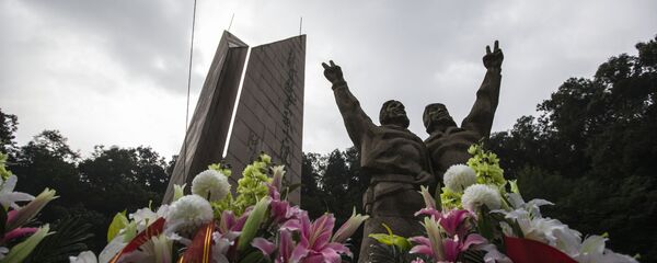 俄羅斯授予南京抗日航空烈士紀念館偉大衛國戰爭勝利70週年紀念獎章 俄羅斯授予南京抗日航空烈士紀念館偉大衛國戰爭勝利70週年紀念獎章 - 俄羅斯衛星通訊社