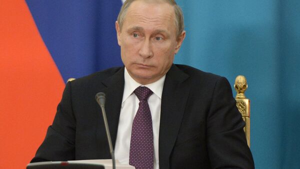 Визит президента РФ В.Путина в Казахстан - 俄罗斯卫星通讯社
