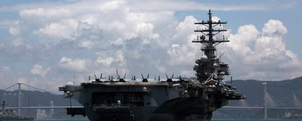 “羅納德•里根”號核航母艦 “羅納德•里根”號核航母艦 - 俄羅斯衛星通訊社