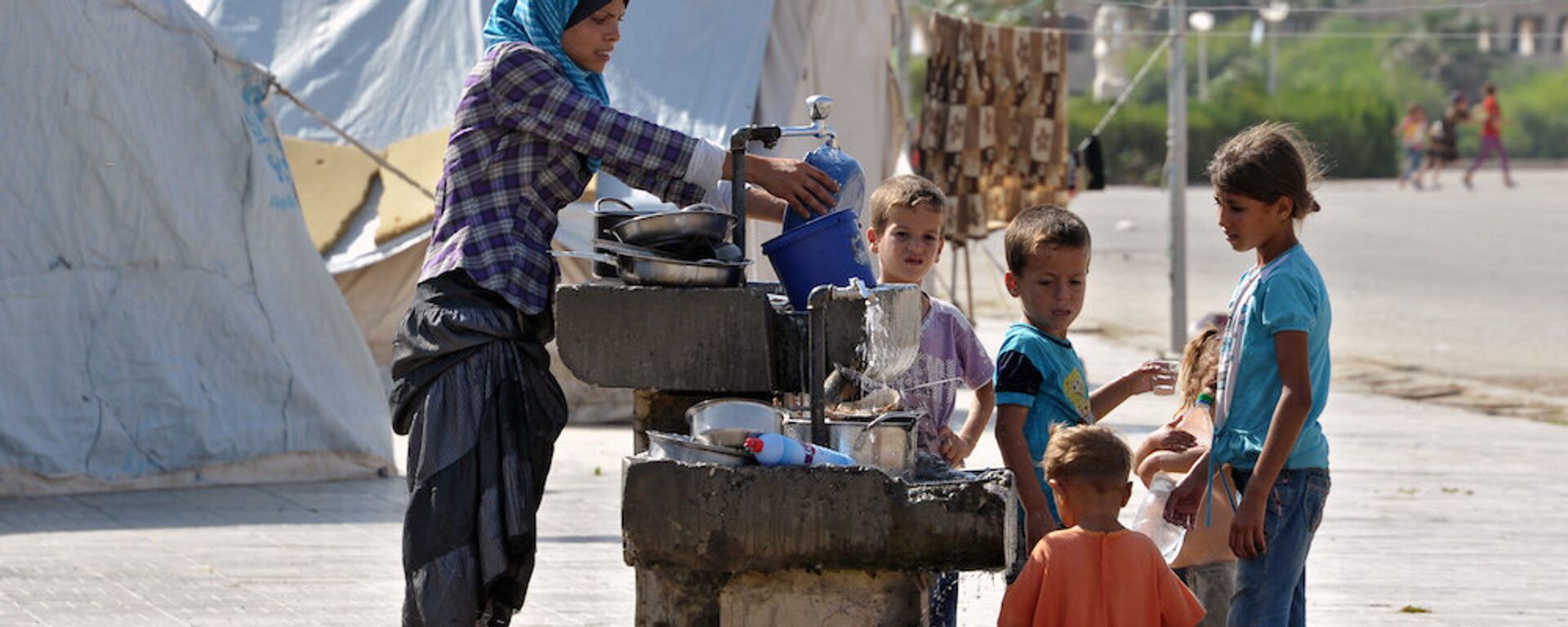 叙利亚在俄罗斯驻叙冲突各方和解中心的协助下开设残疾儿童教育中心 - 俄罗斯卫星通讯社, 1920, 25.11.2023