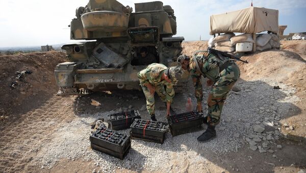 敘利亞軍隊奪取對Al-Qaryatayn市山脊地區的控制權 - 俄羅斯衛星通訊社