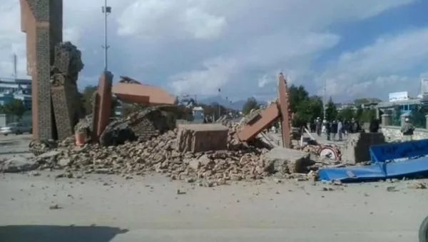 阿富汗兴都库什地区今天发生7.7级地震，暂无人员伤亡和建筑物损毁消息。 - 俄罗斯卫星通讯社