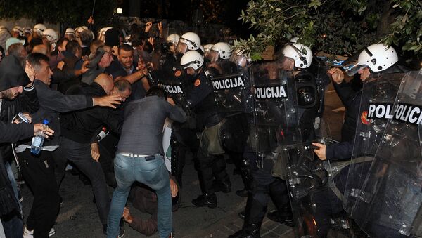 Протесты в Черногории - 俄罗斯卫星通讯社