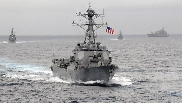 中国外交部：中方对美军舰非法进入南海表示强烈不满 - 俄罗斯卫星通讯社