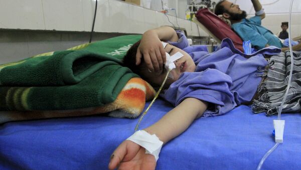 Раненые в результате землетрясения в Афганистане - 俄罗斯卫星通讯社
