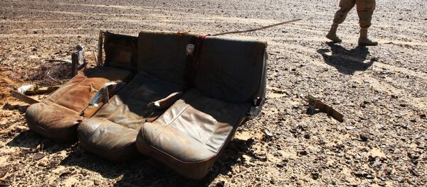 Пассажирские кресла на месте крушения российского самолета Airbus A321 в Египте Пассажирские кресла на месте крушения российского самолета Airbus A321 в Египте - 俄罗斯卫星通讯社