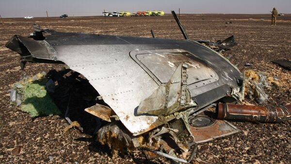 Обломки на месте крушения российского самолета Airbus A321 в Египте - 俄羅斯衛星通訊社