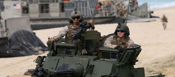 Морские пехотинцы США во время военных учений НАТО в Португалии - 俄羅斯衛星通訊社