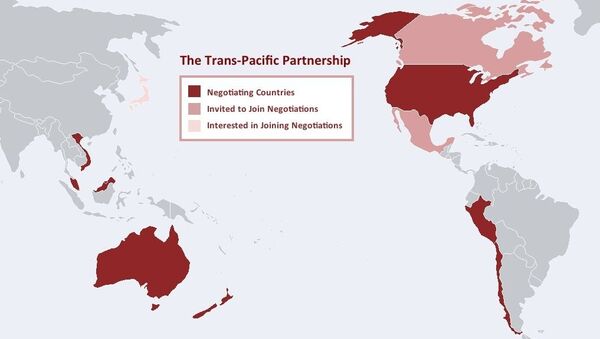 跨太平洋伙伴关系协定（TPP） - 俄罗斯卫星通讯社