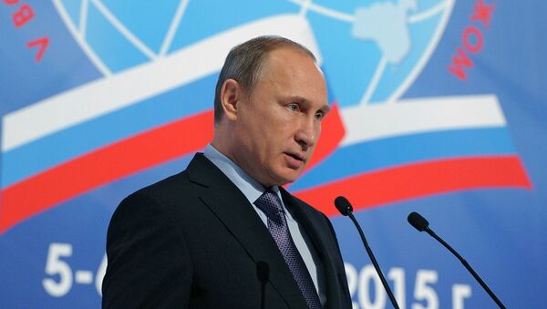普京：俄羅斯永遠都將維護海外同胞的利益 - 俄羅斯衛星通訊社