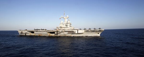 法國戴高樂號航母出征東地中海 - 俄羅斯衛星通訊社