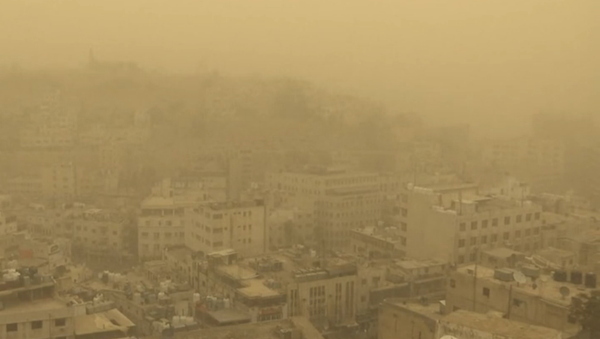 沙尘暴覆盖约旦 - 俄罗斯卫星通讯社