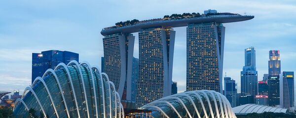 濱海灣 ，新加坡 - 俄羅斯衛星通訊社