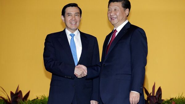 中国国家主席习近平与台湾地区领导人马英九于星期六在新加坡开始会谈 - 俄罗斯卫星通讯社