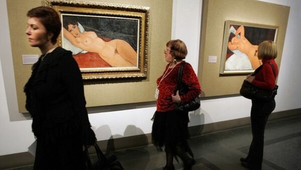 《斜躺的裸女》 - 俄罗斯卫星通讯社