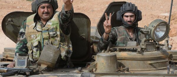 消息人士透露，叙利亚政府军突破被围困两年的阿勒颇省北部科威瑞斯空军基地。 - 俄罗斯卫星通讯社