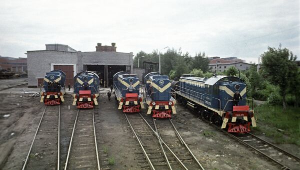俄罗斯铁路运营世界上第一辆天然气内燃机车 - 俄罗斯卫星通讯社